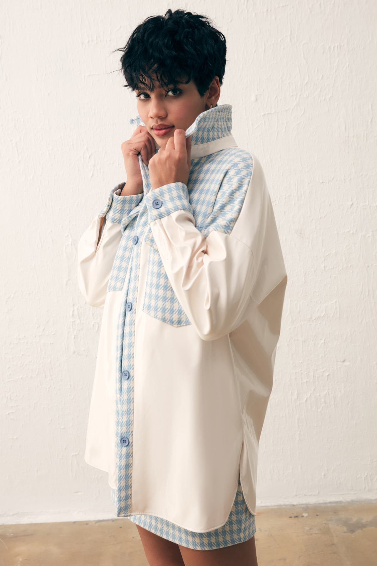 Rugan Kazayağı Gömlek - BEBE MAVİ