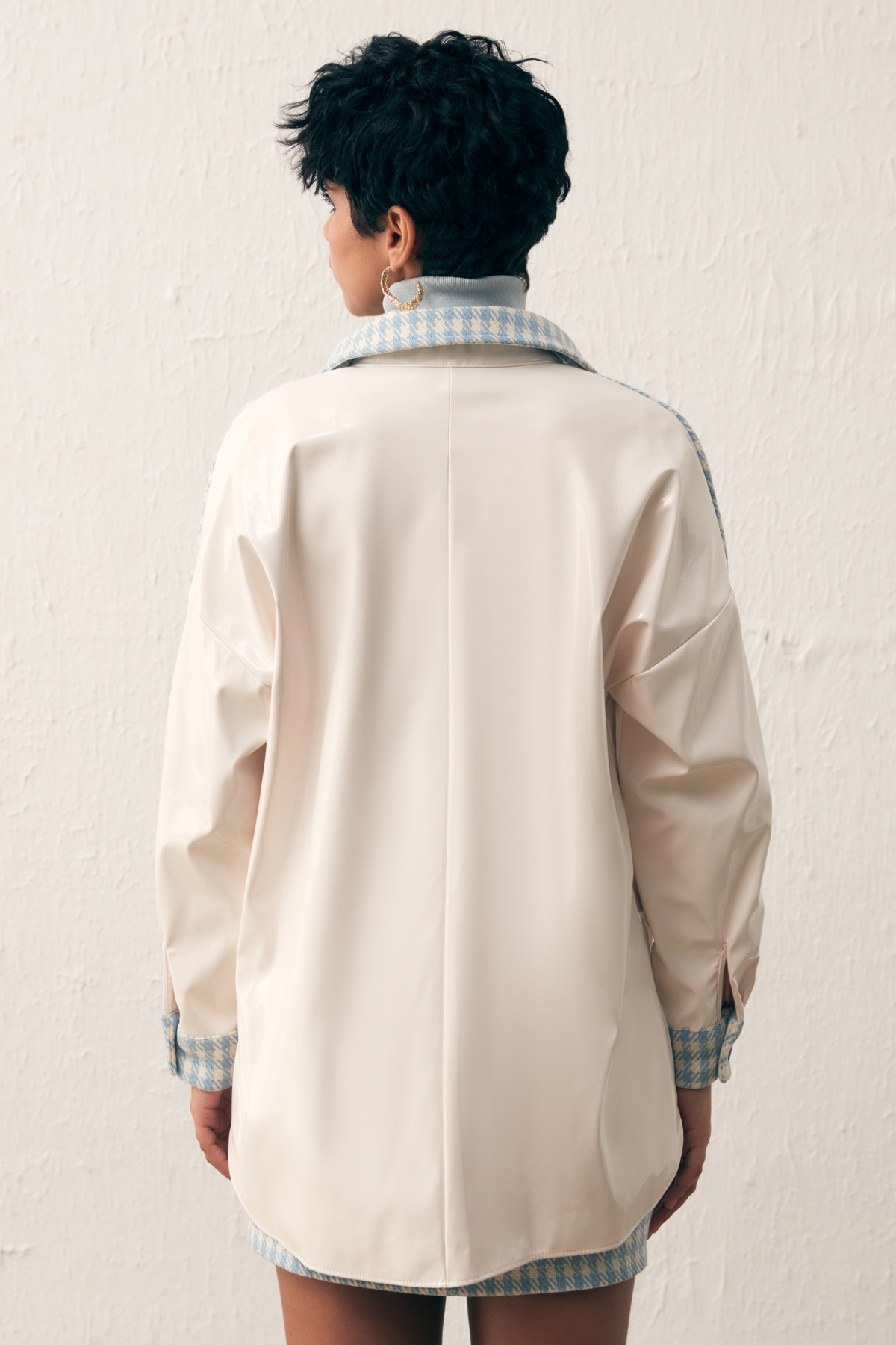 Rugan Kazayağı Gömlek - BEBE MAVİ