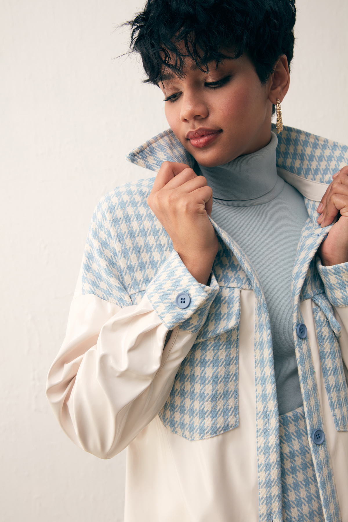 Rugan Kazayağı Gömlek - BEBE MAVİ