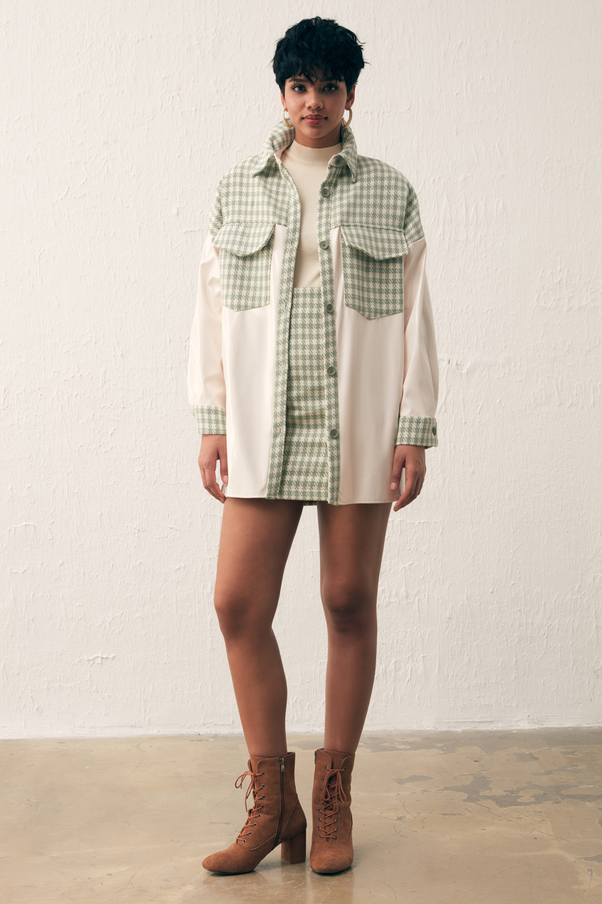 Rugan Kazayağı Gömlek - ÇAĞLA YEŞİLİ