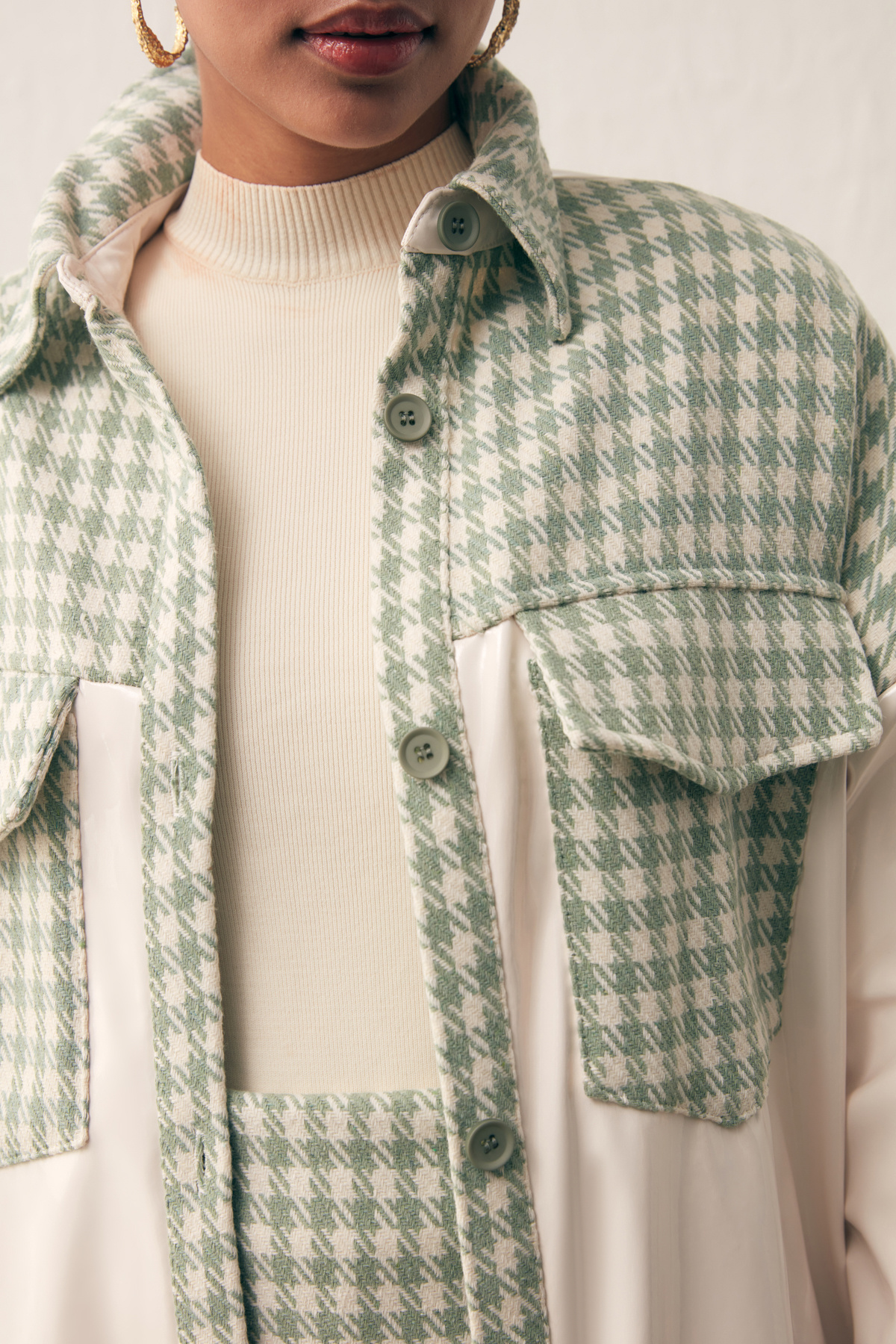 Rugan Kazayağı Gömlek - ÇAĞLA YEŞİLİ