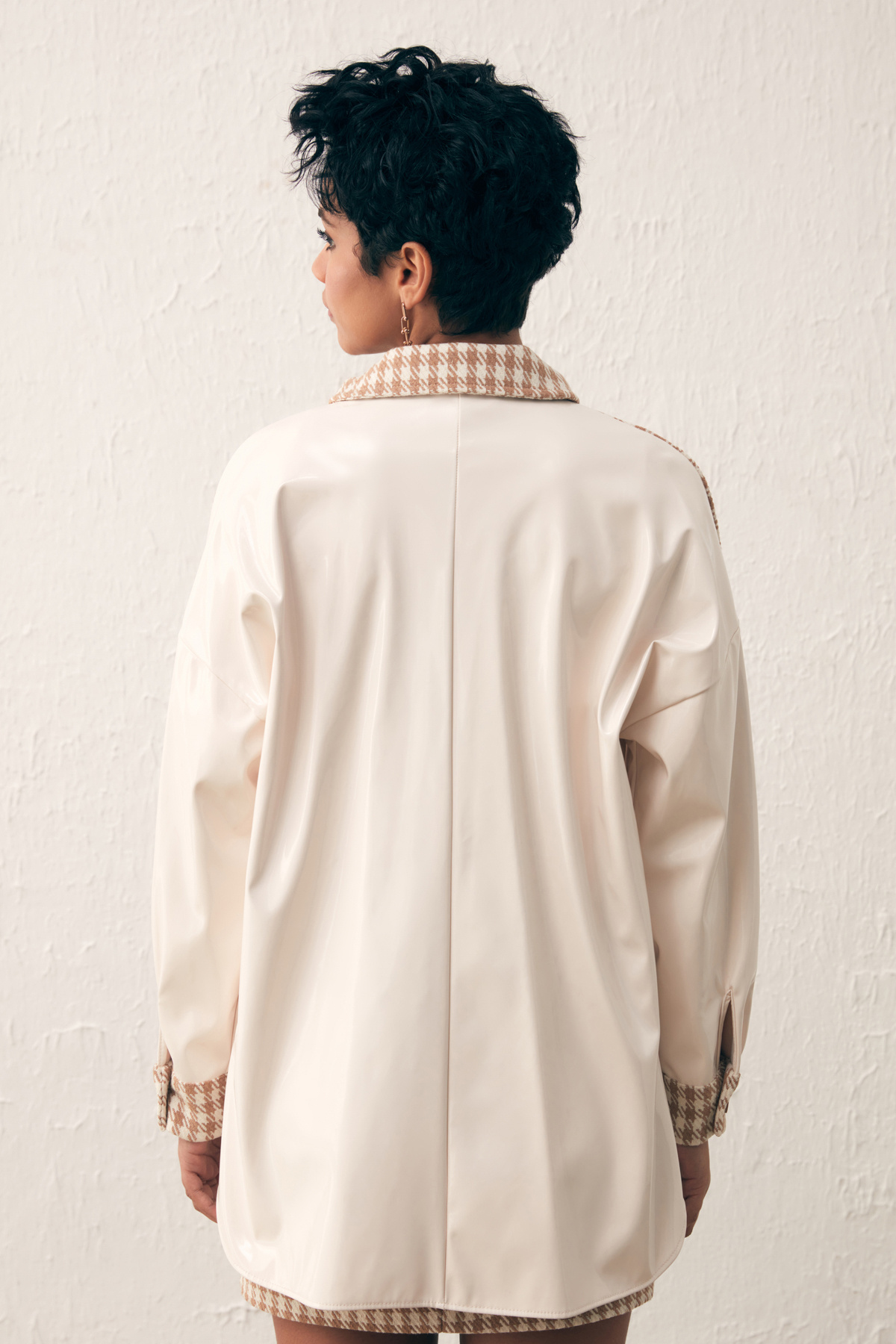 Rugan Kazayağı Gömlek - CAMEL