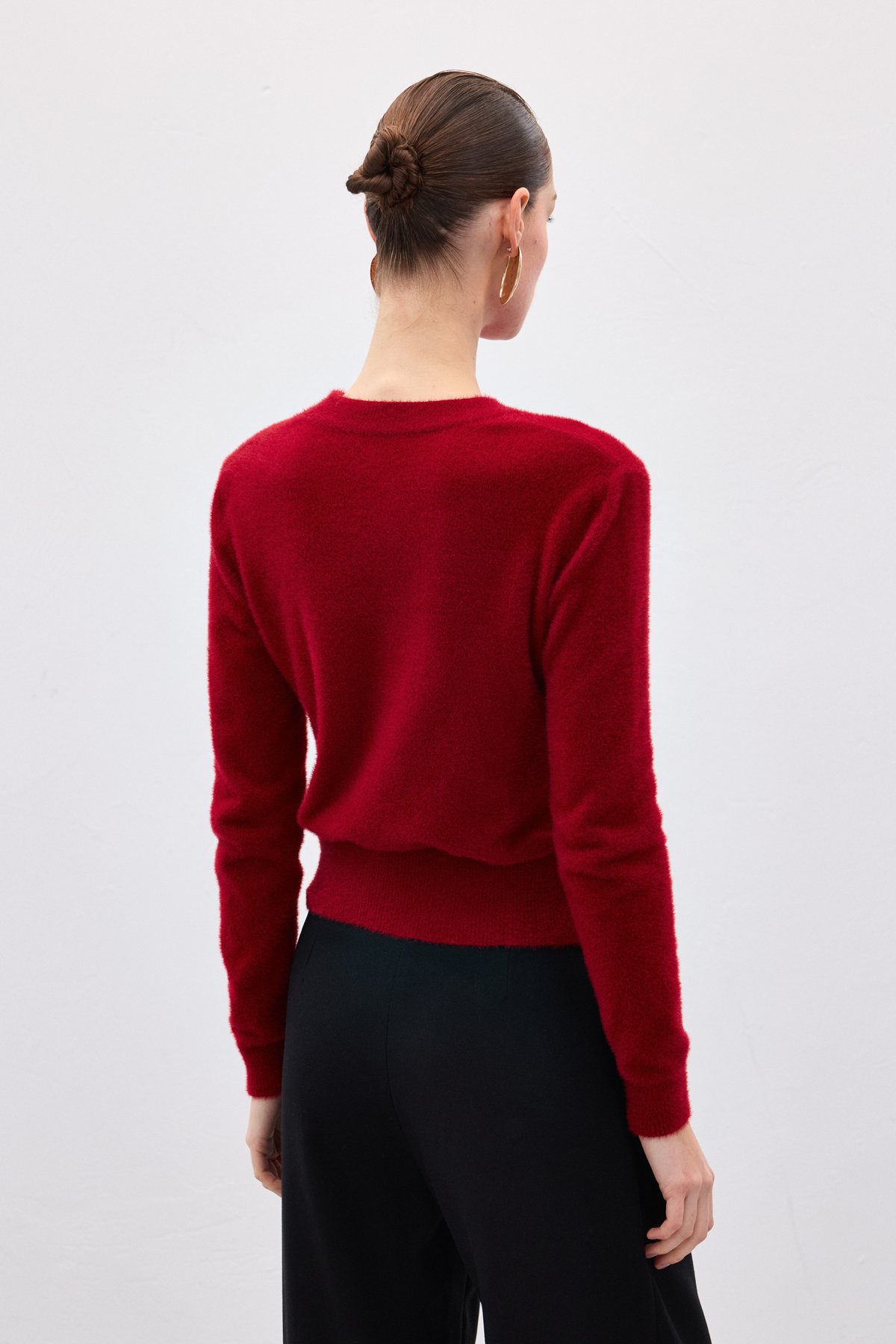 Sakallı Triko - Bordo