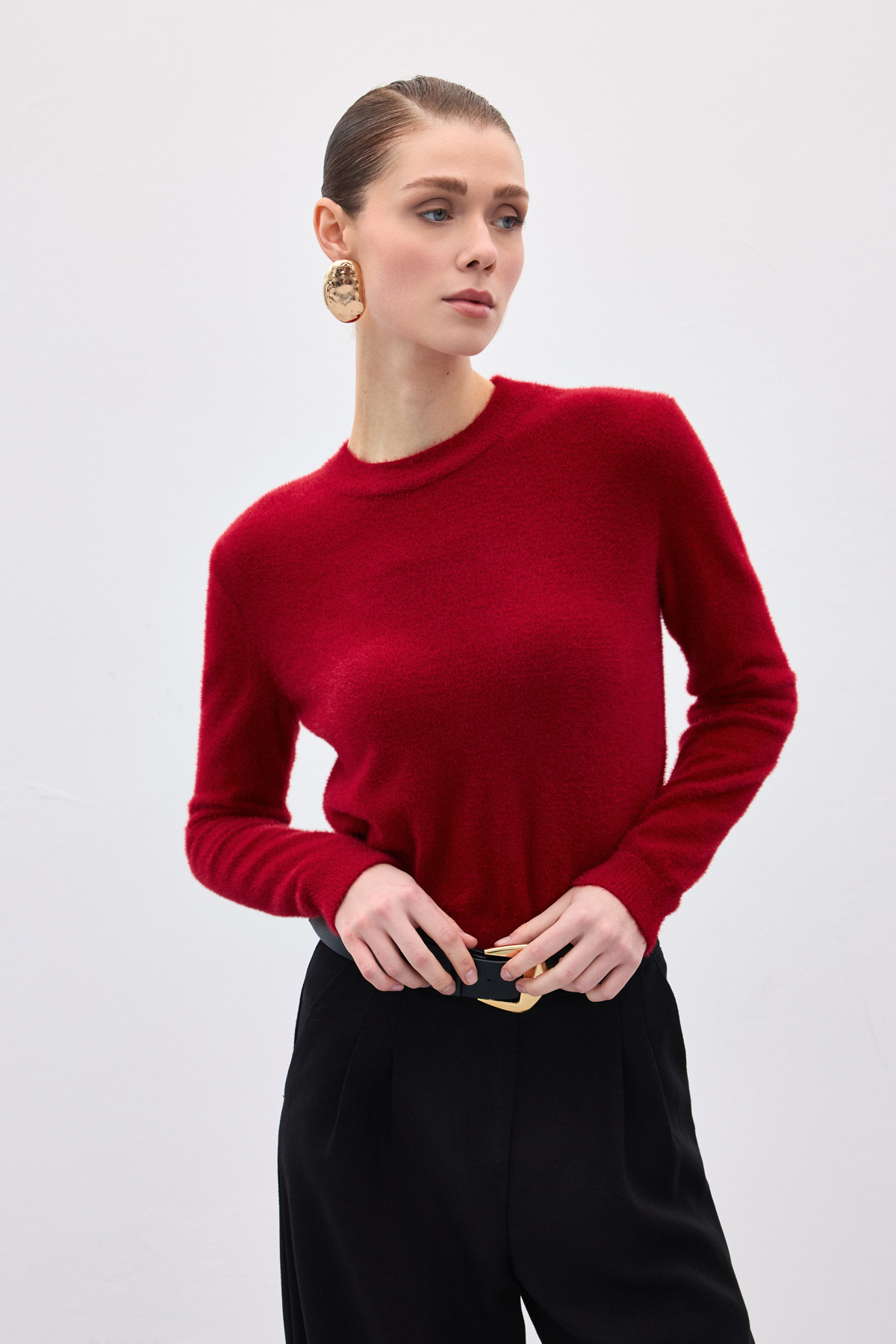 Sakallı Triko - Bordo