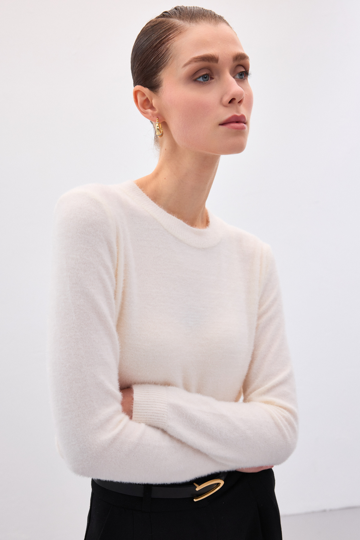 Sakallı Triko - Ekru