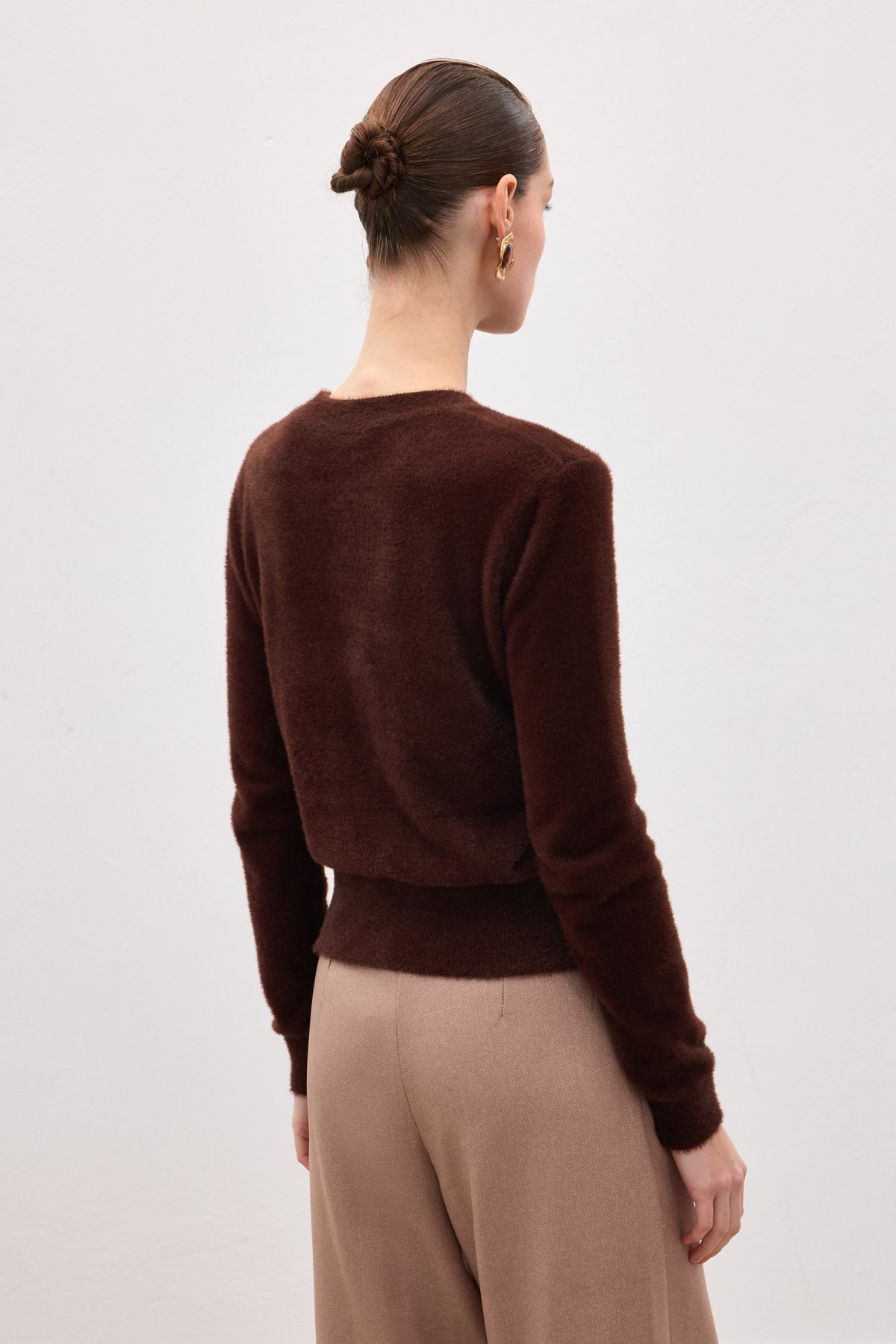 Sakallı Triko - Kahve