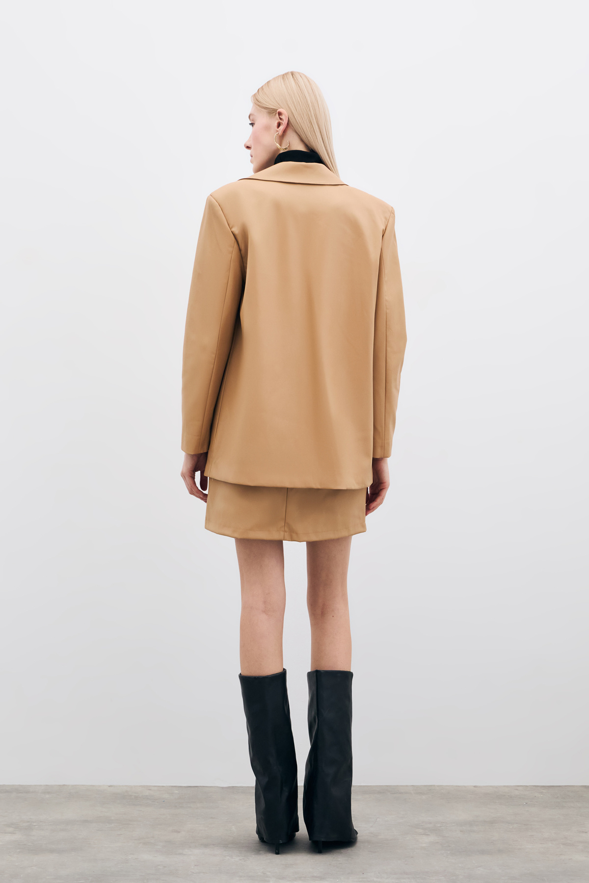 Salaş Deri Ceket - Bej