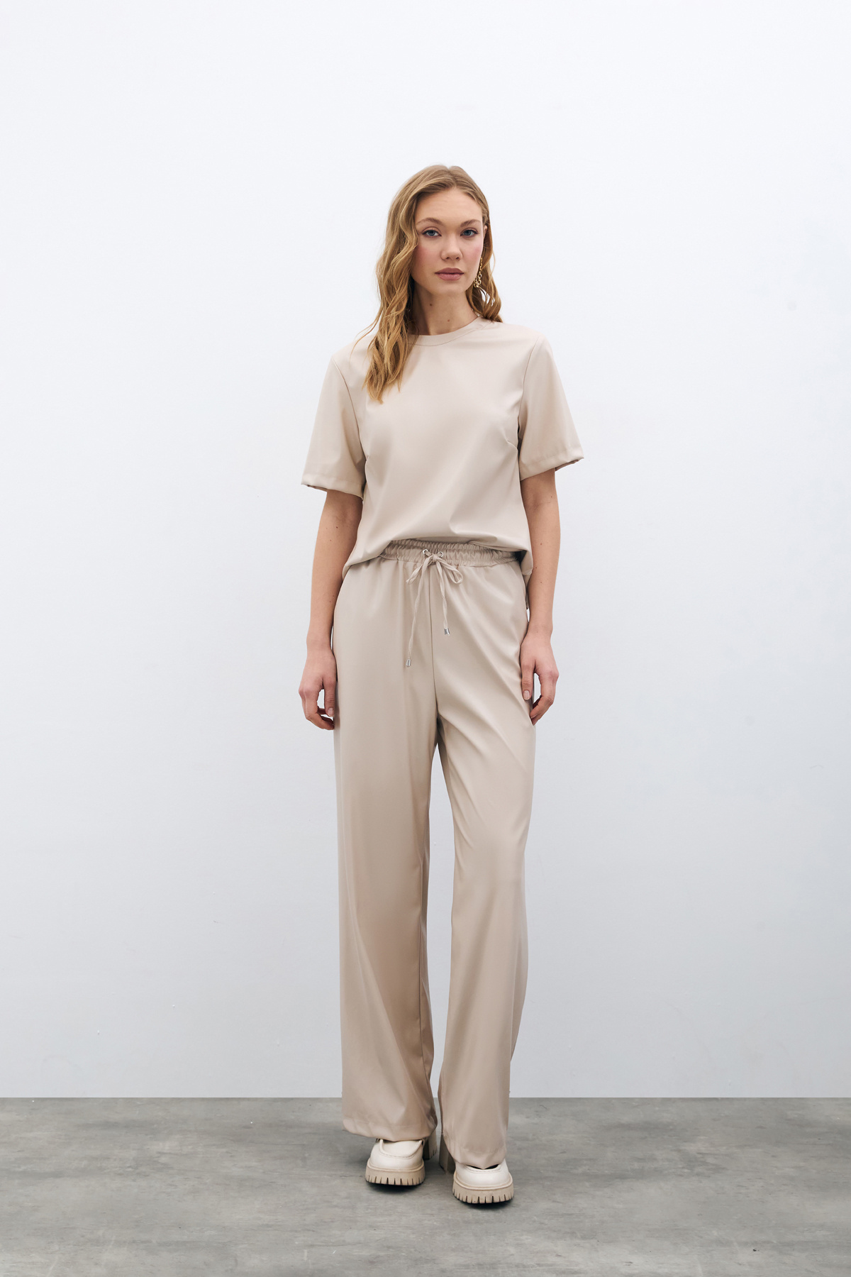 Salaş Deri Pantolon - TAŞ