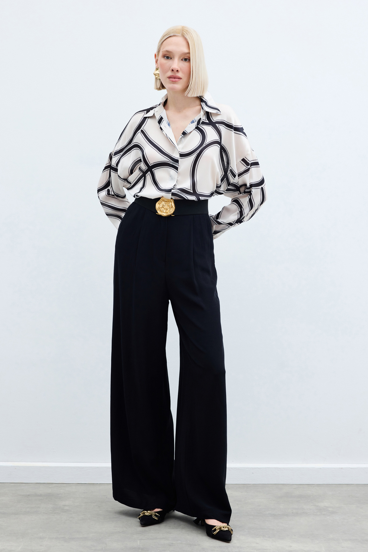 Salaş Gömlek - Ekru