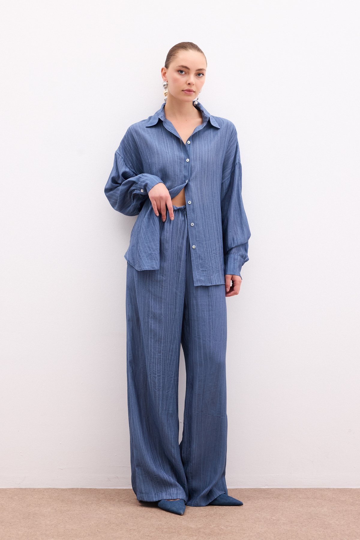 Salaş Gömlek - İndigo