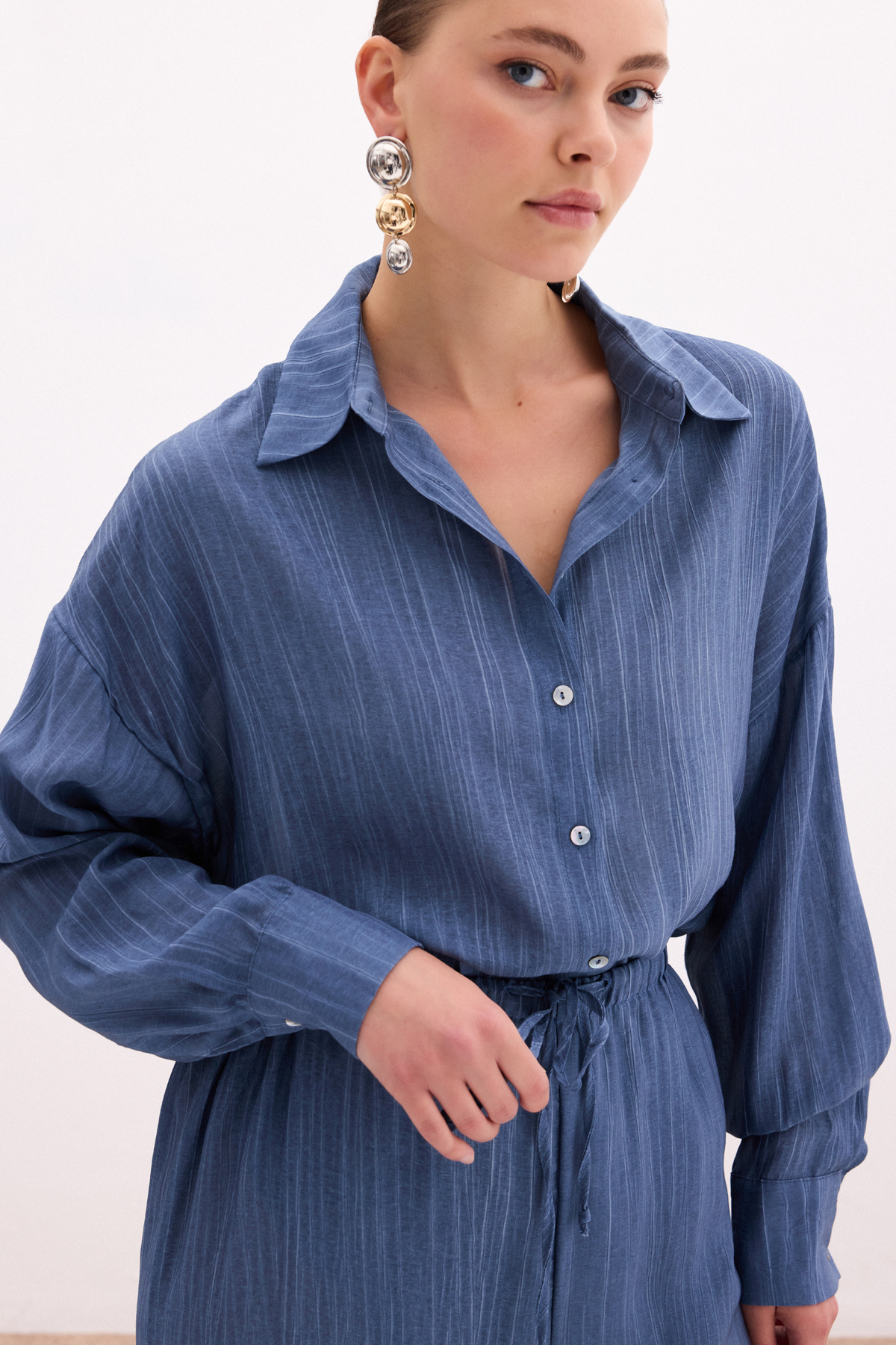 Salaş Gömlek - İndigo