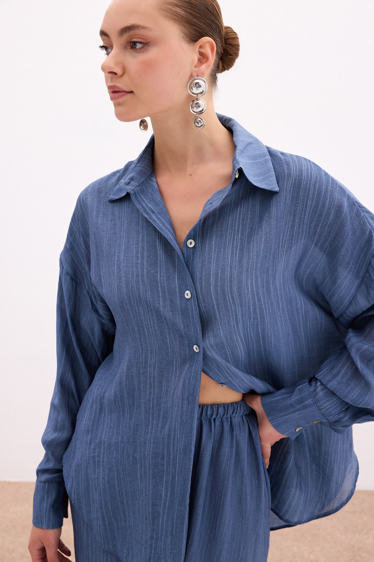 Salaş Gömlek - İndigo