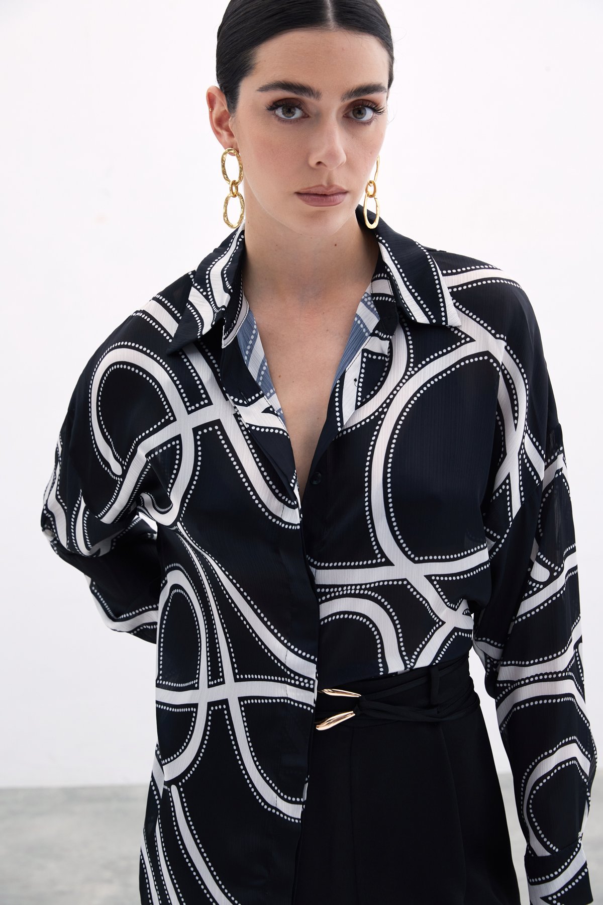 Salaş Gömlek - Siyah