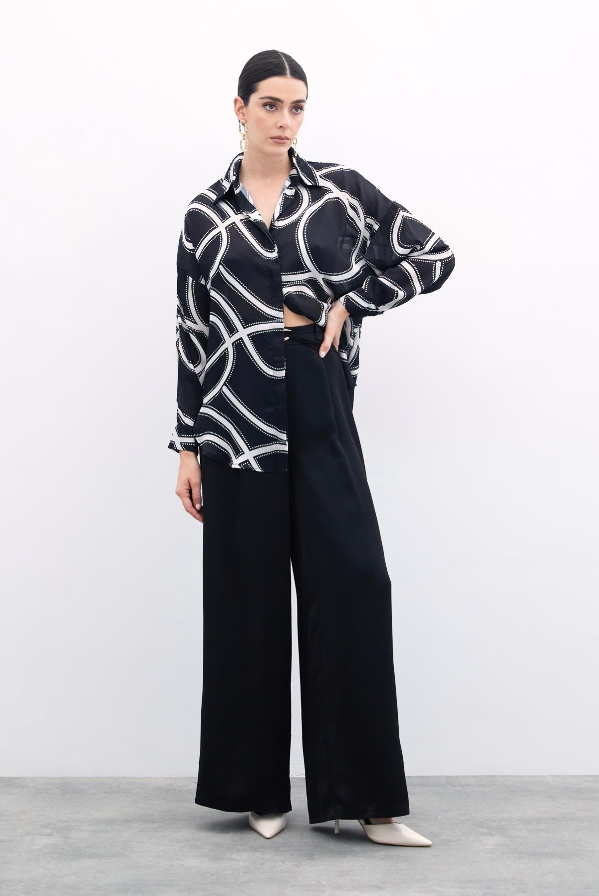 Salaş Gömlek - Siyah