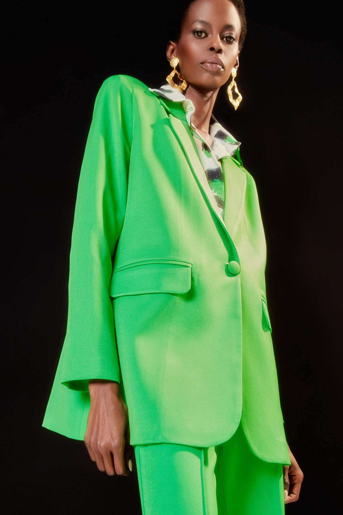 Salaş Klasik Ceket - AÇIK YEŞİL