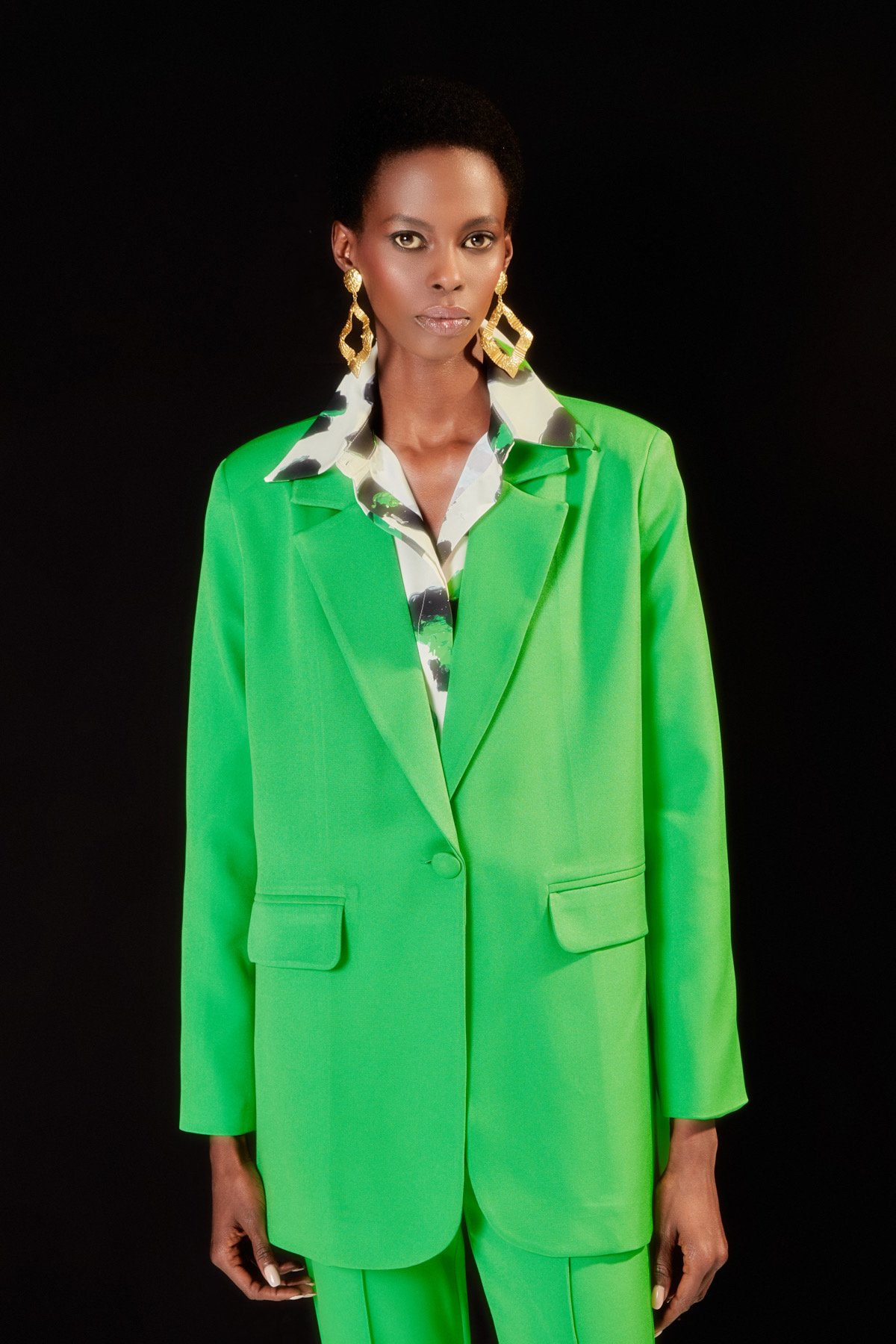 Salaş Klasik Ceket - AÇIK YEŞİL