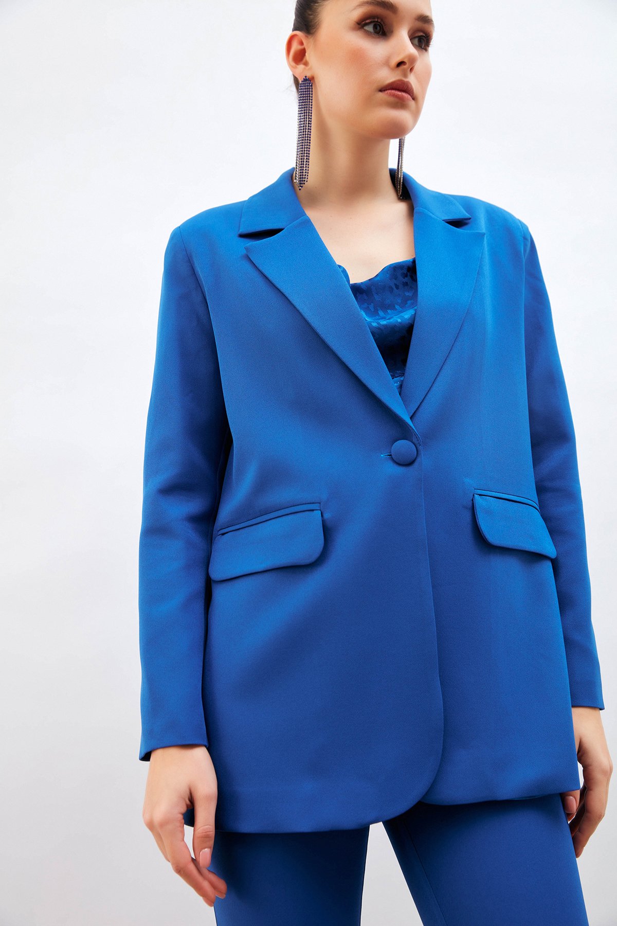 Salaş Klasik Ceket - İNDİGO