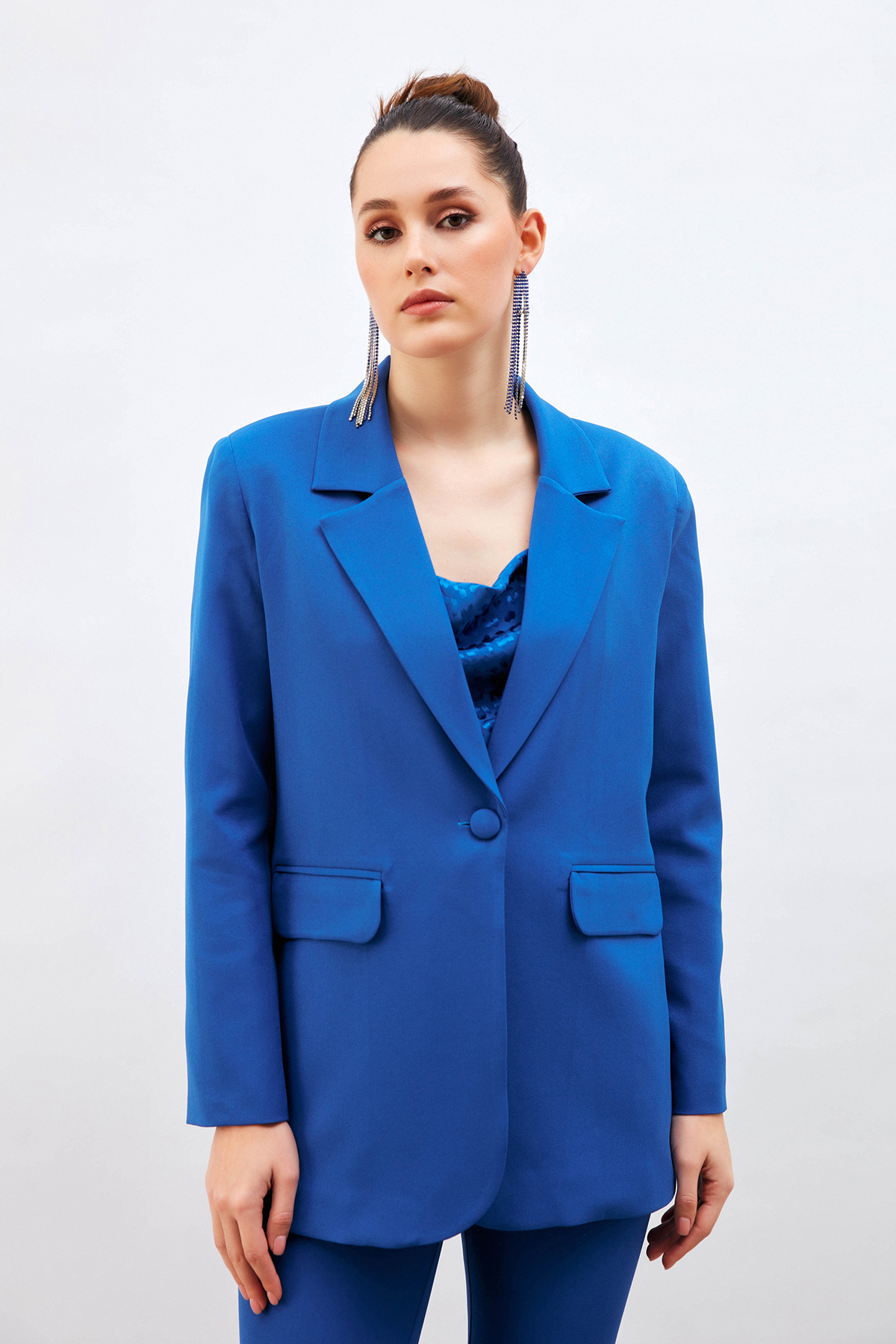 Salaş Klasik Ceket - İNDİGO