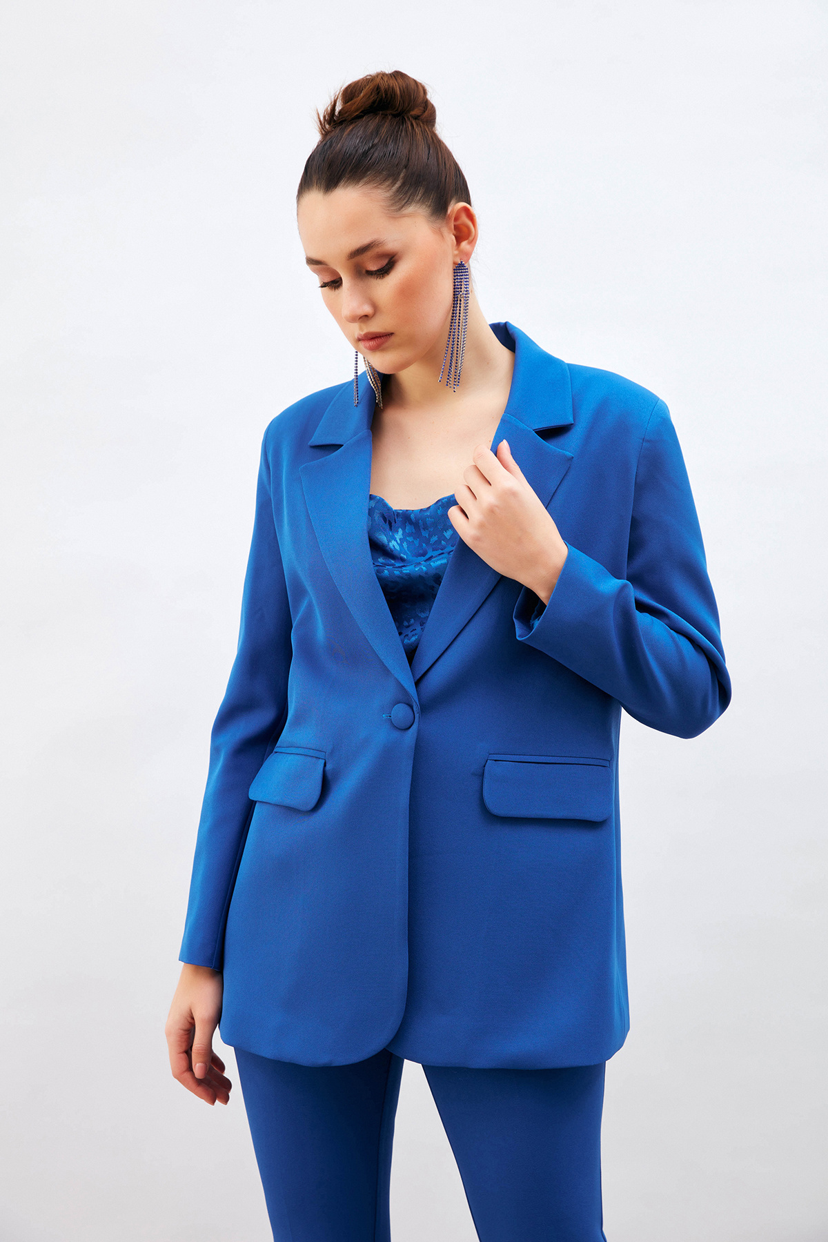 Salaş Klasik Ceket - İNDİGO