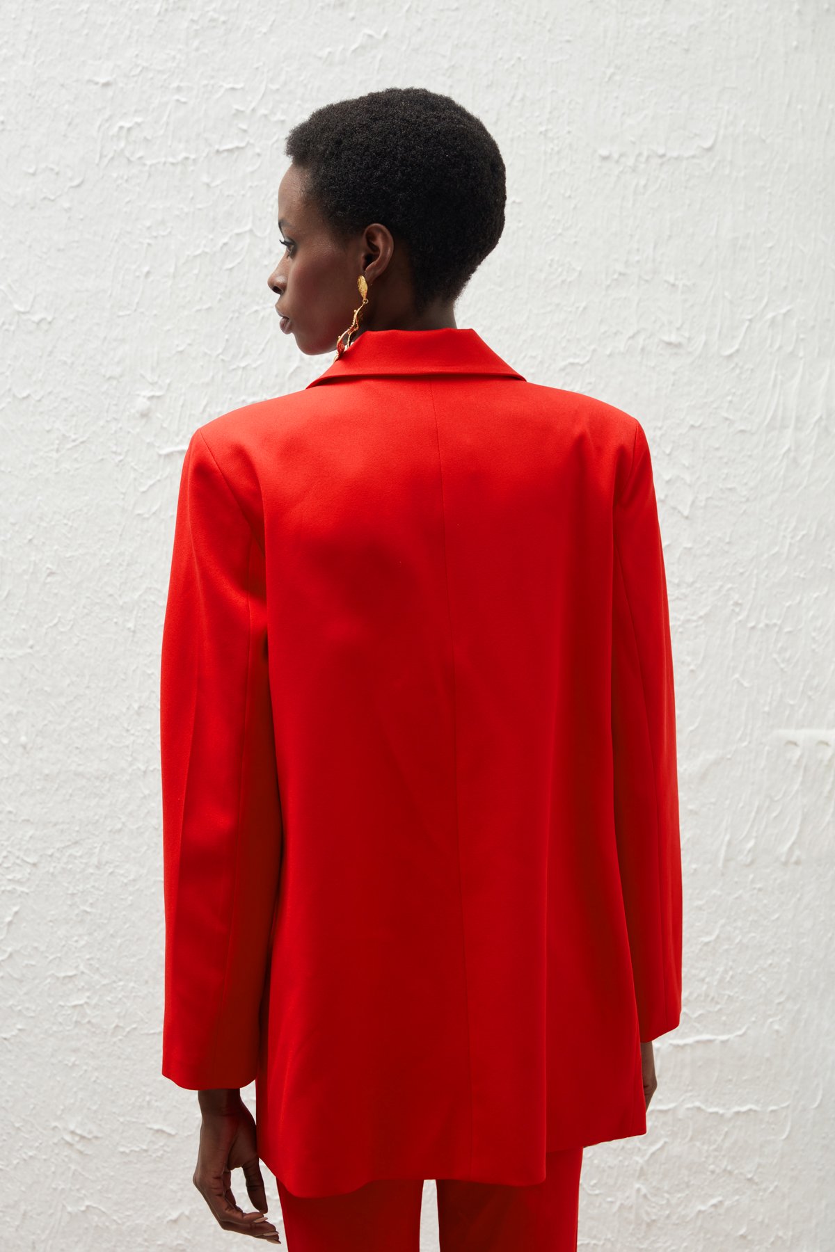 Salaş Klasik Ceket - KIRMIZI