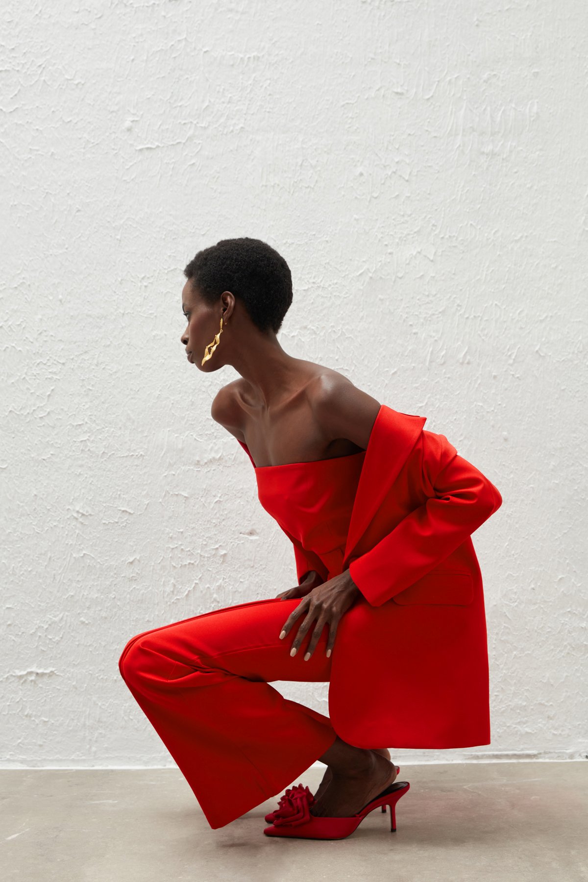 Salaş Klasik Ceket - KIRMIZI