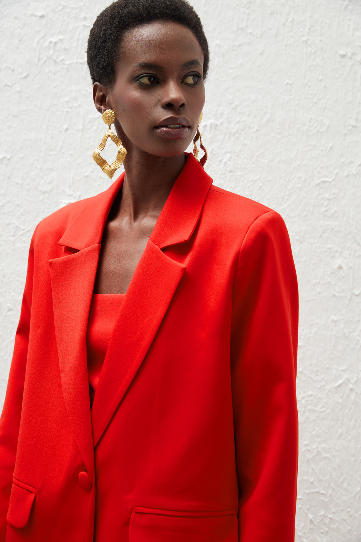 Salaş Klasik Ceket - KIRMIZI