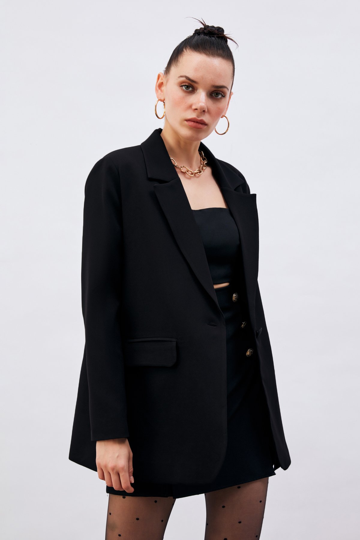 Salaş Klasik Ceket - SİYAH