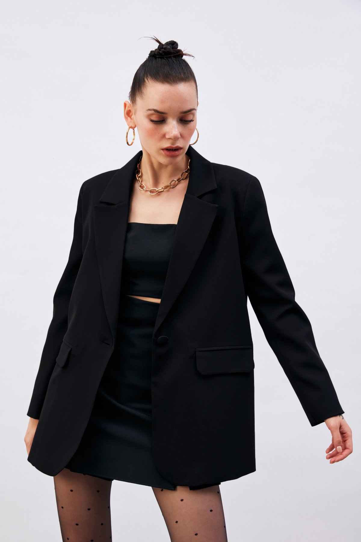 Salaş Klasik Ceket - SİYAH