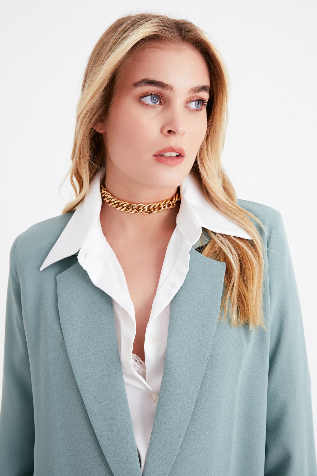 Salaş krep ceket - ÇAĞLA YEŞİLİ