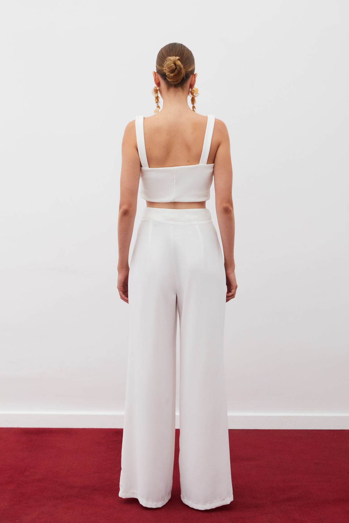 Salaş Krep Pantolon - EKRU