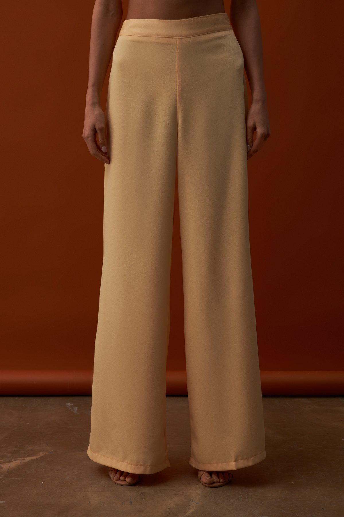 Salaş Krep Pantolon - SARI