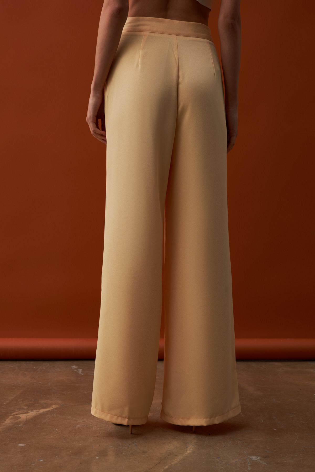 Salaş Krep Pantolon - SARI