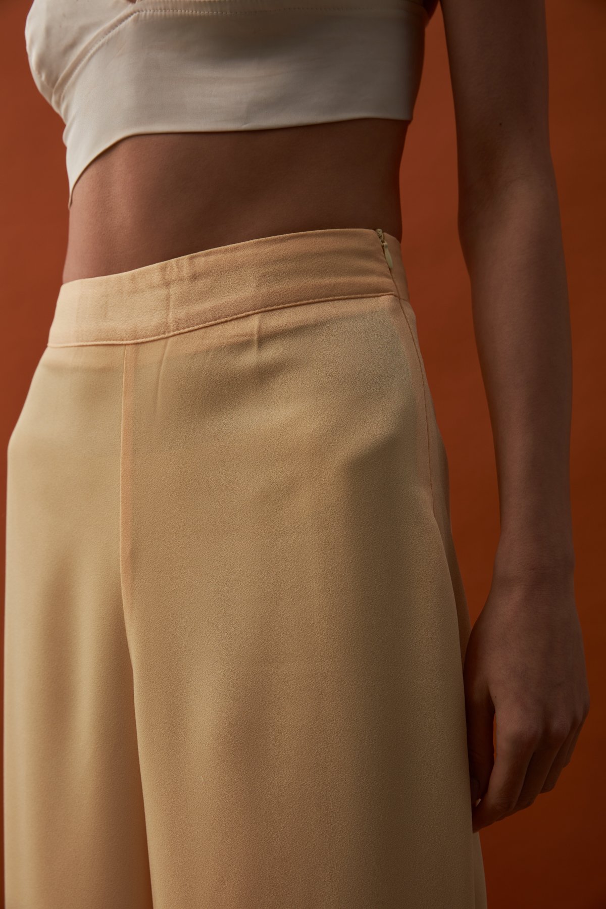 Salaş Krep Pantolon - SARI