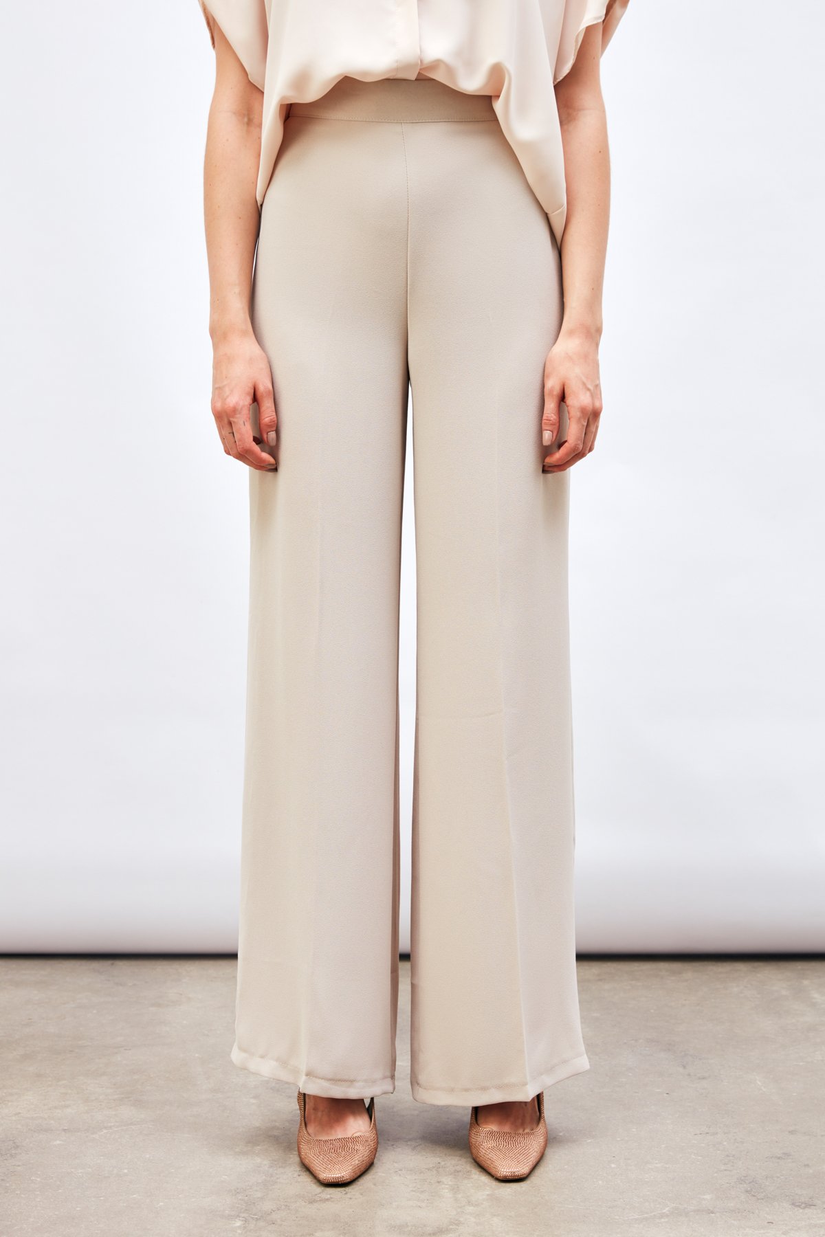 Salaş Krep Pantolon - TAŞ