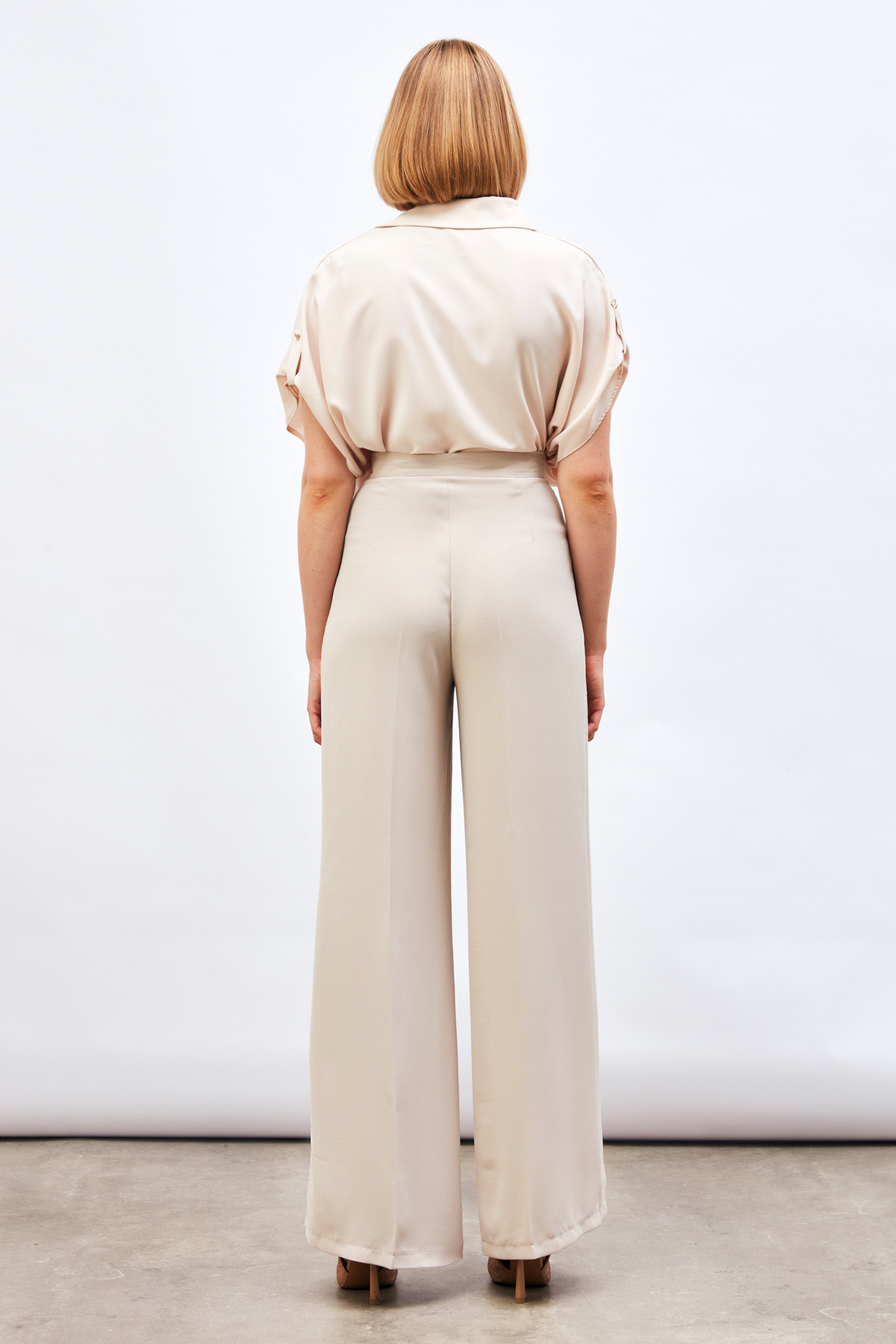 Salaş Krep Pantolon - TAŞ