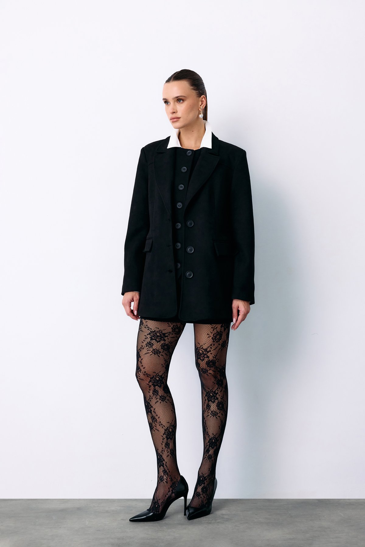 Salaş Süet Ceket - SİYAH