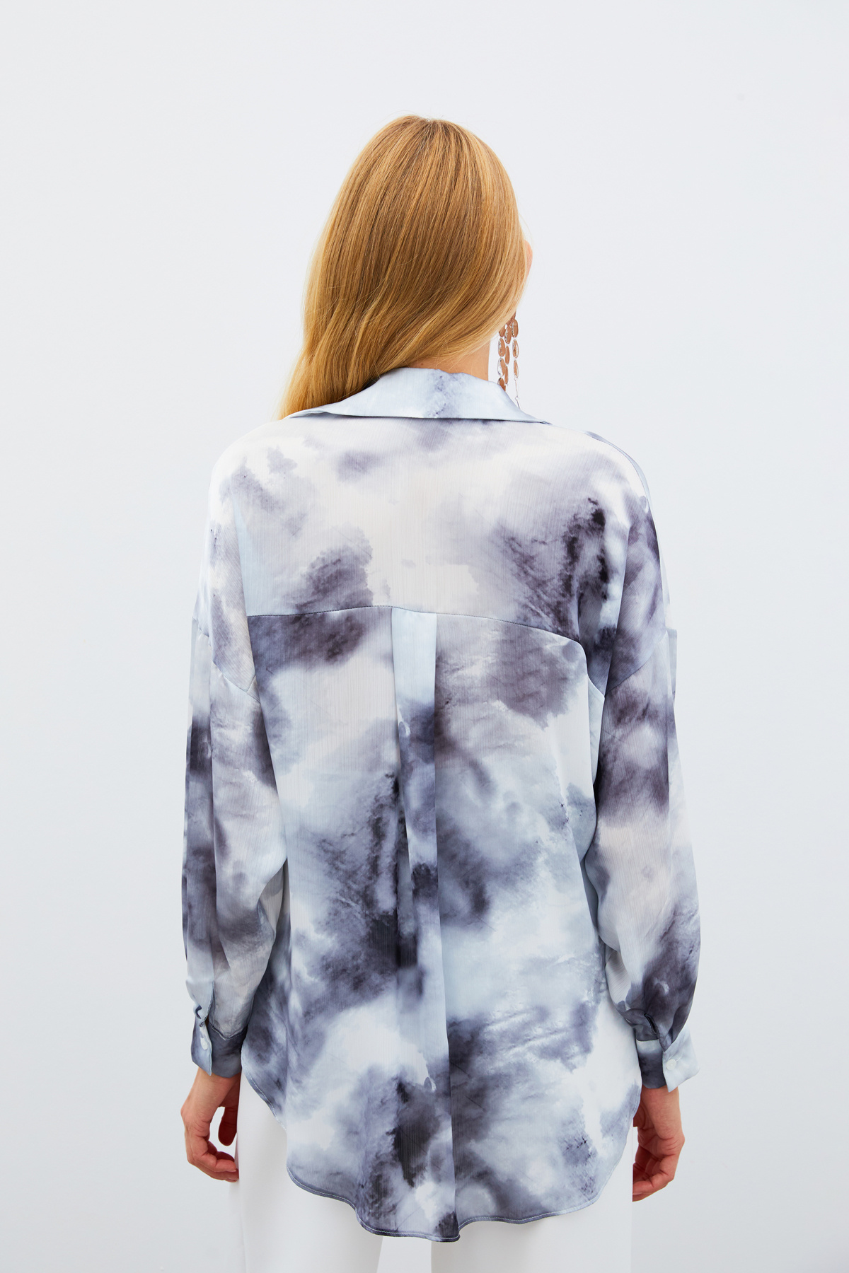 Salaş Uzun Gömlek - GRİ