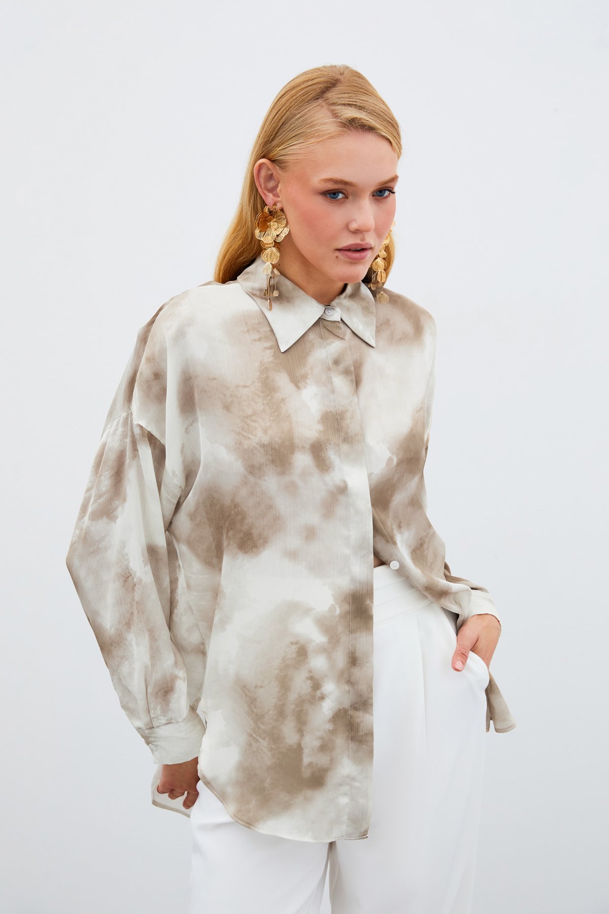 Salaş Uzun Gömlek - Haki