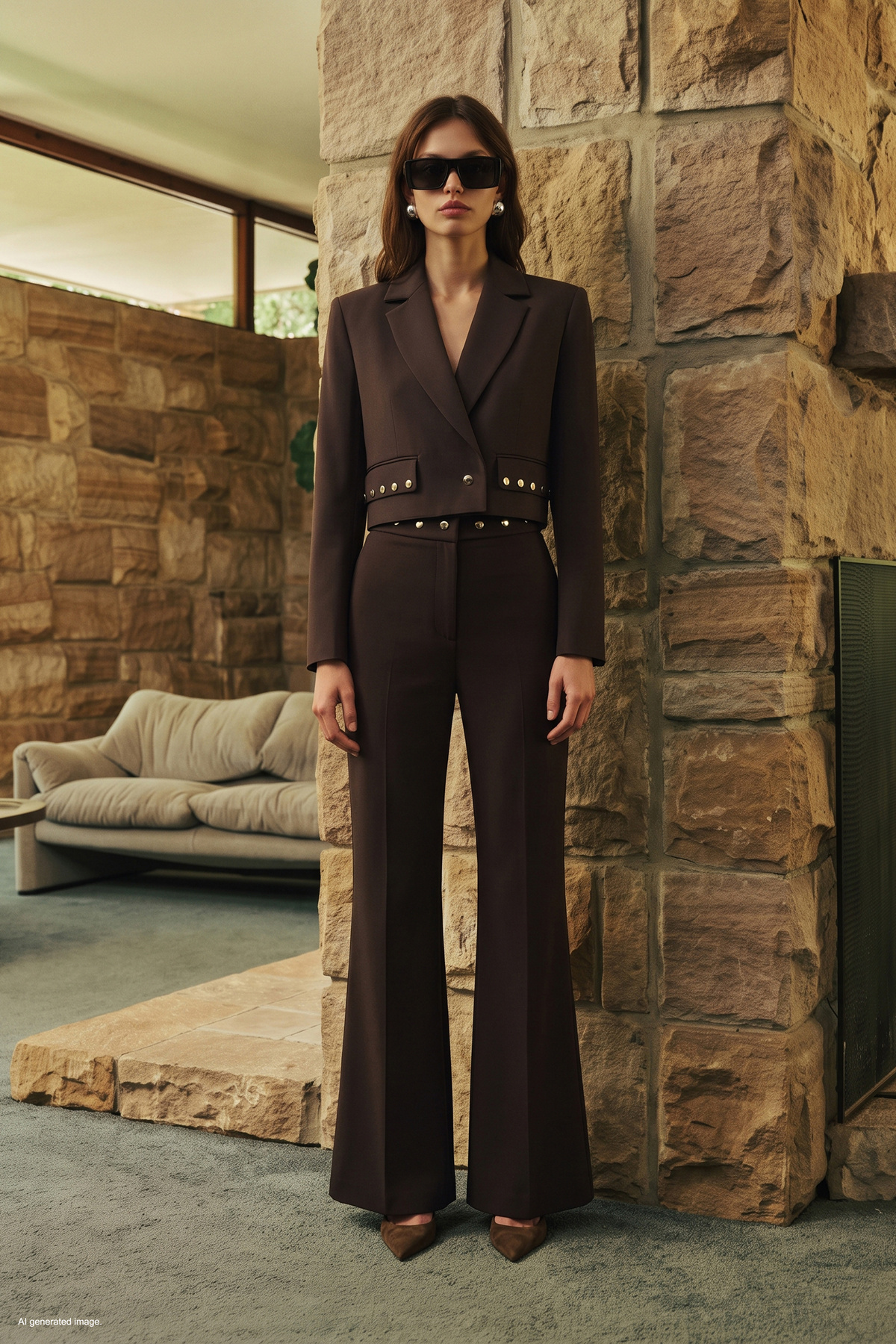 Sally Pants - Brown