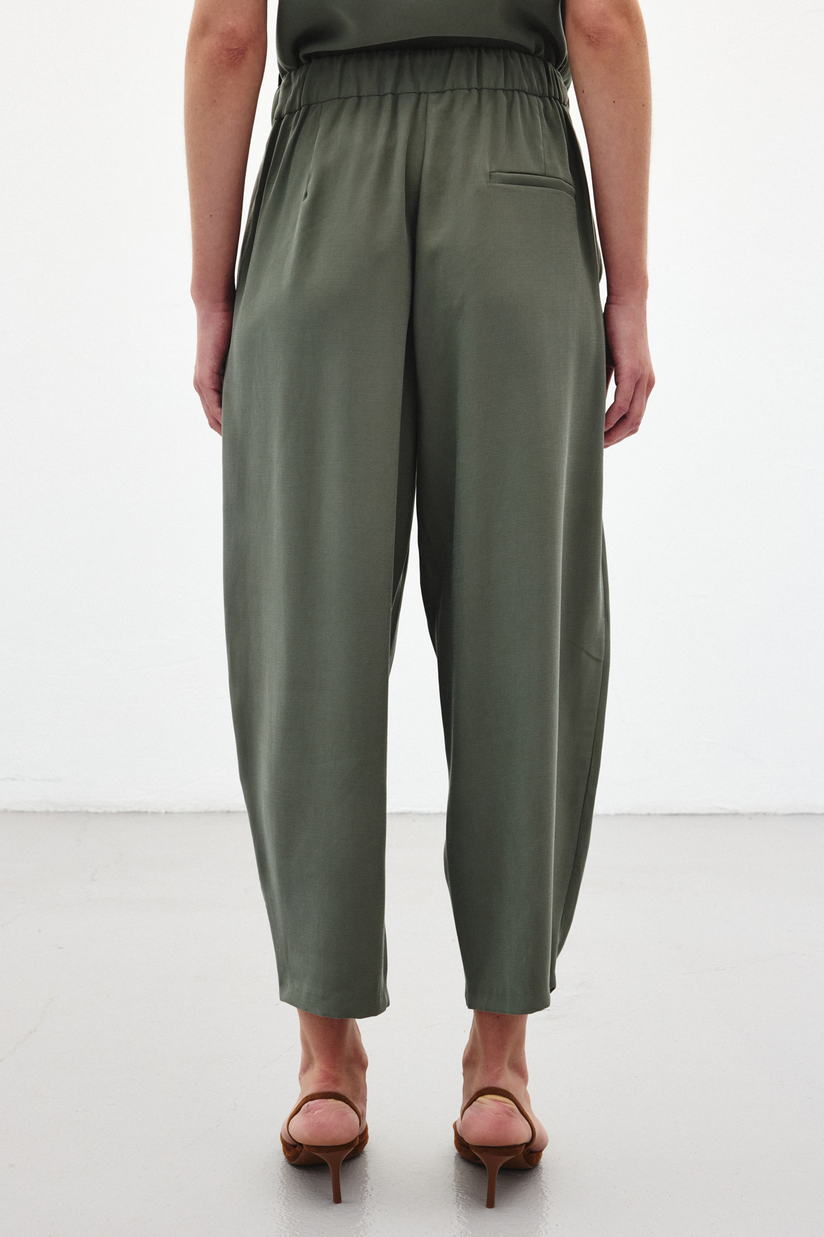 Şalvar Kesim Pantolon - Haki