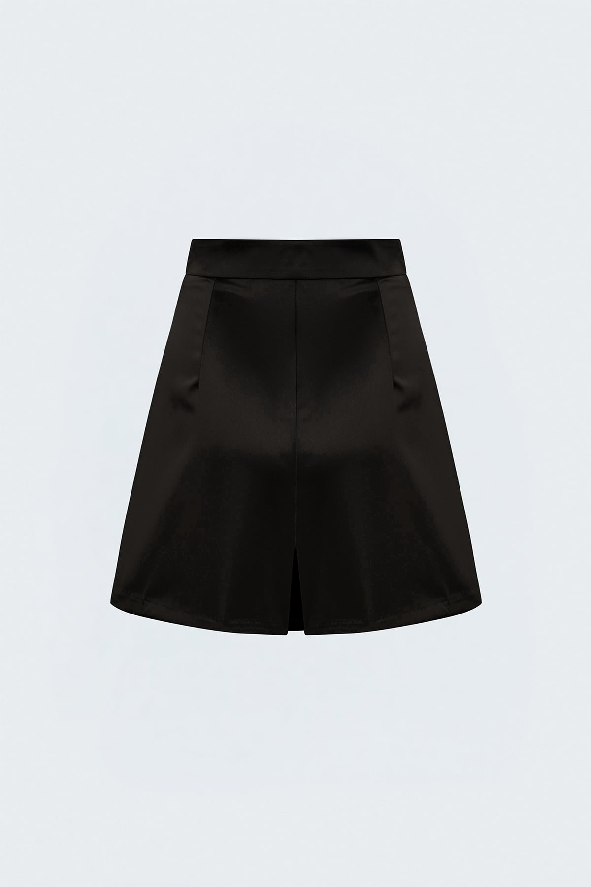 Satin Skort - Brown
