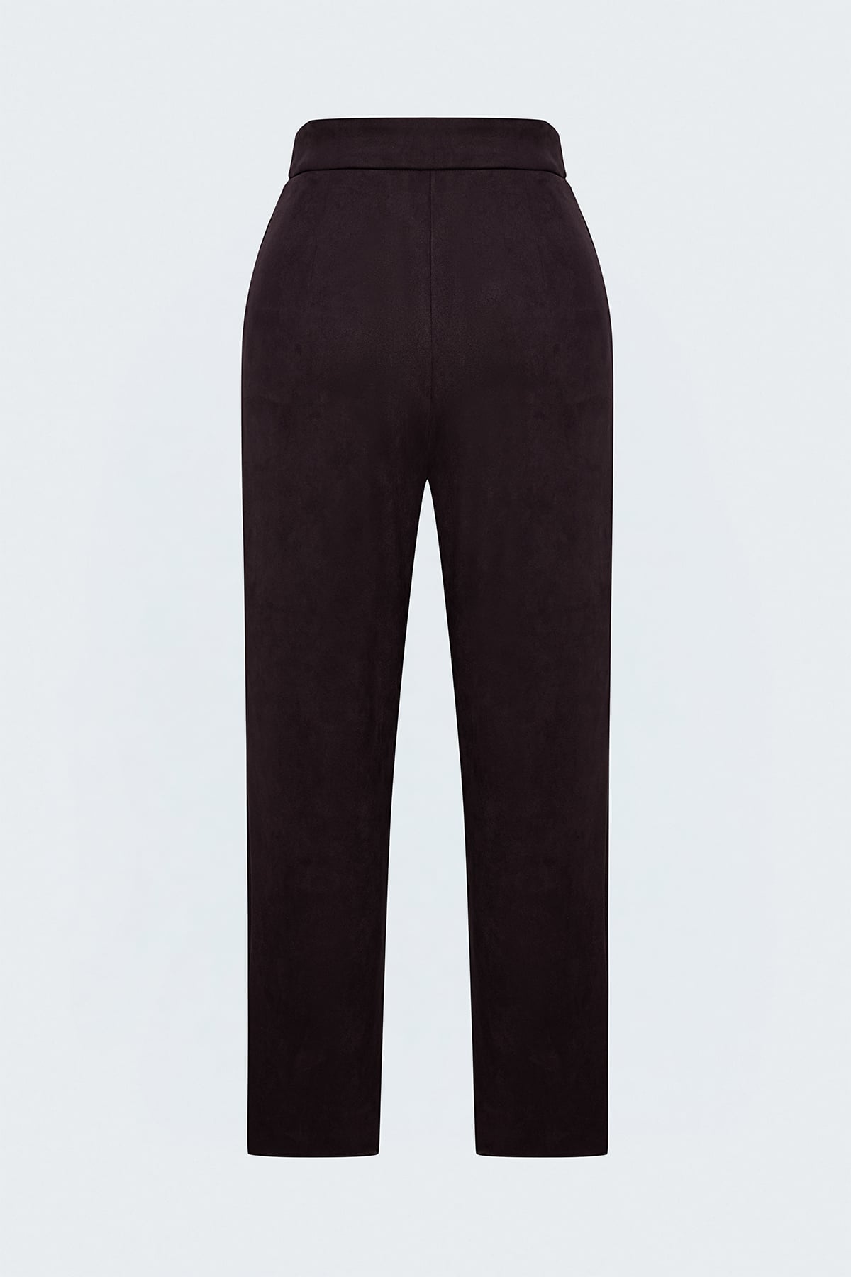 Suede Trousers - Maroon