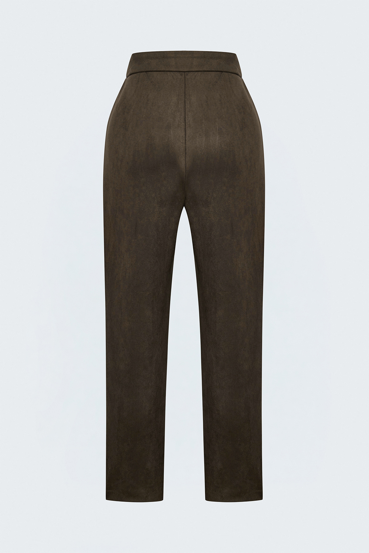 Suede Trousers - Brown