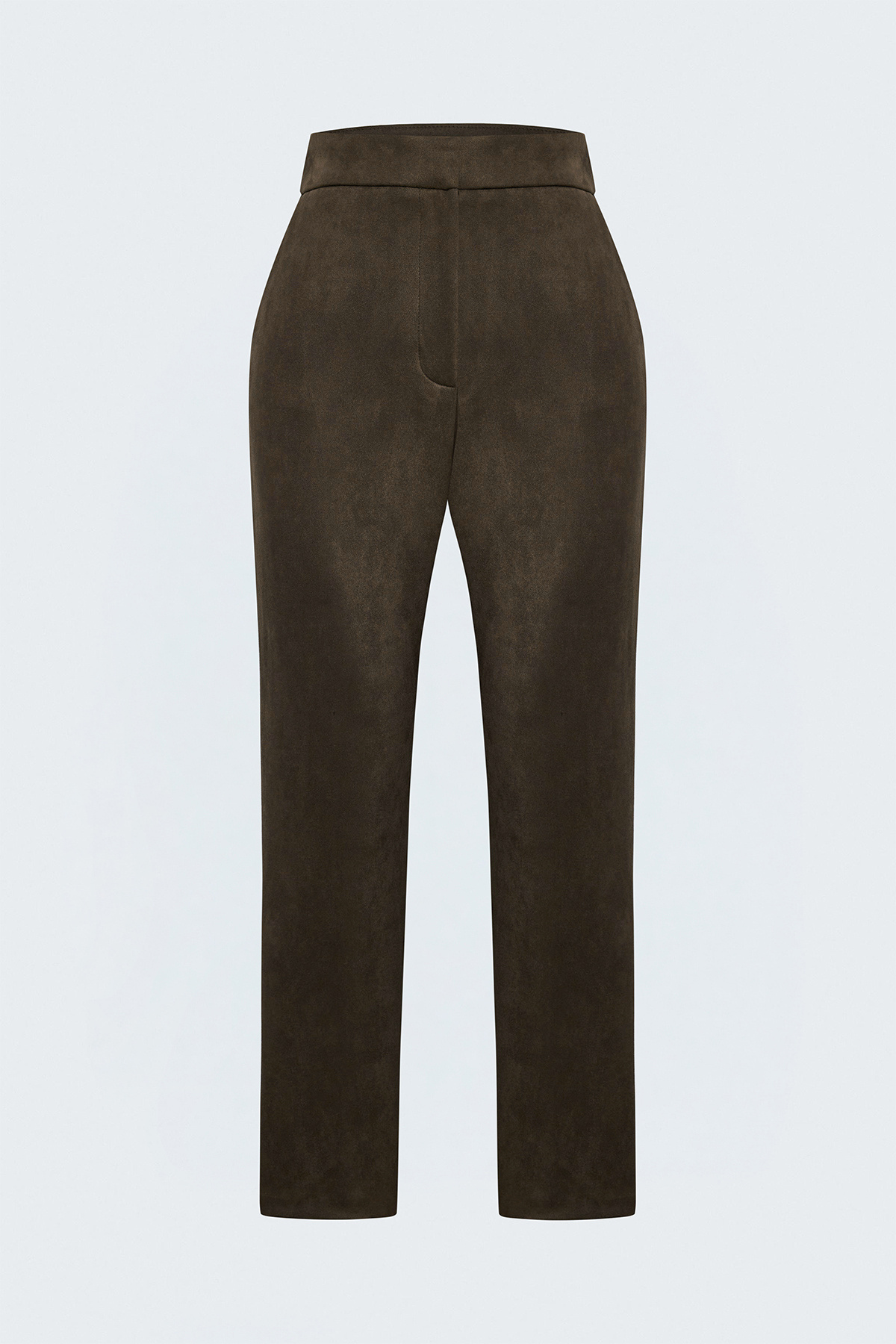 Suede Trousers - Brown