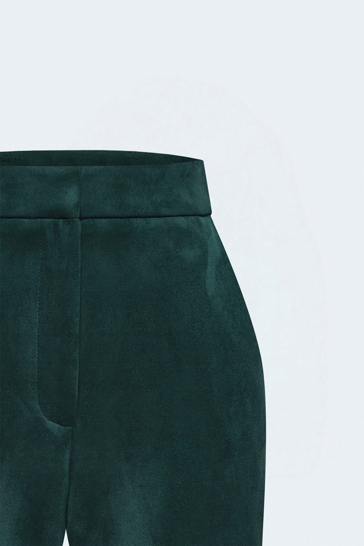 Suede Trousers - Emerald