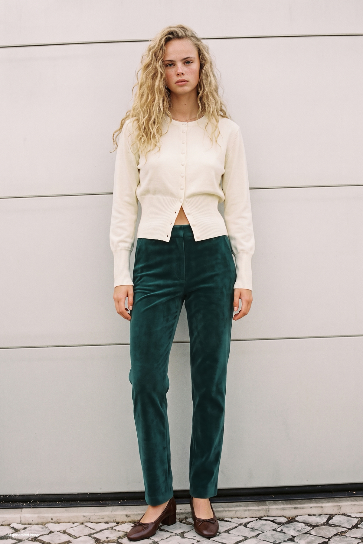 Suede Trousers - Emerald