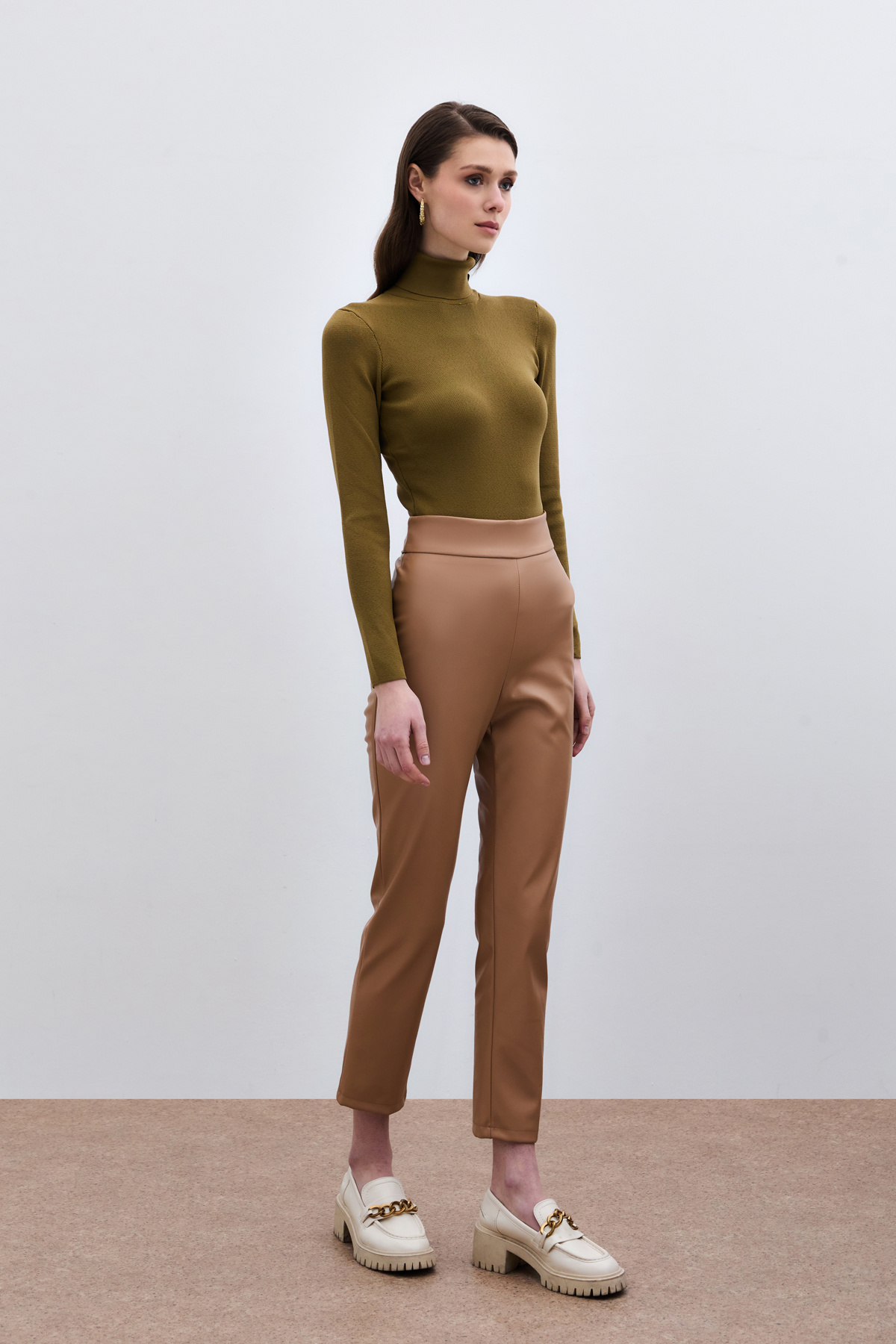 Tam Balıkçı Triko - Küf Yeşili