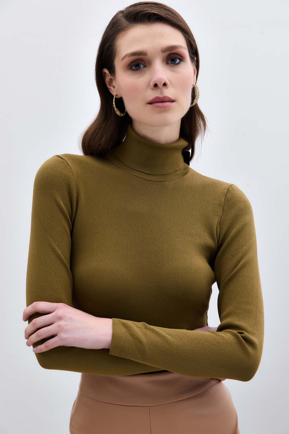 Tam Balıkçı Triko - Küf Yeşili