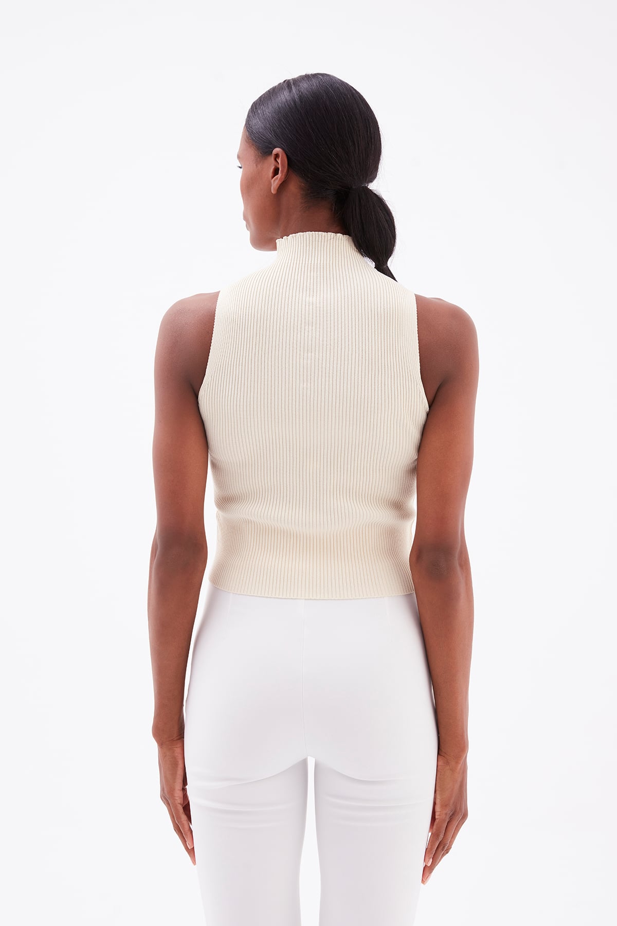 Stone Detailed Sleeveless Knitwear - STONE