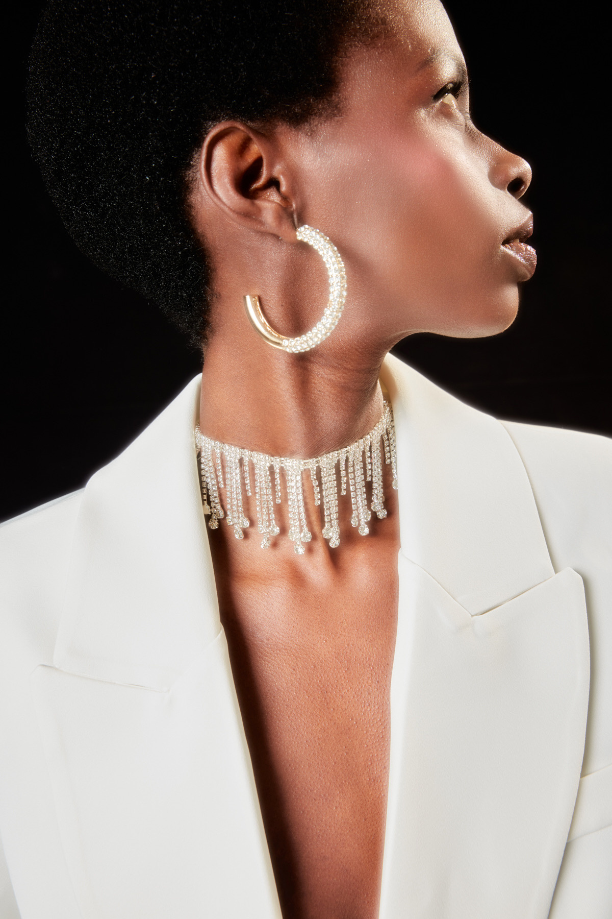 Tek Düğmeli Salaş Ceket - EKRU